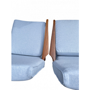 Mid-Century Danish Teak Lounge Chairs By Fred Lowen