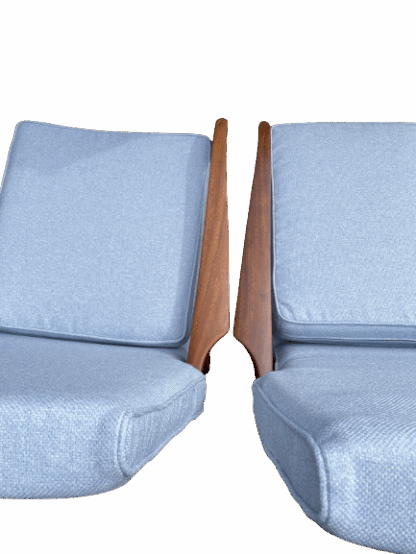 Mid-Century Danish Teak Lounge Chairs By Fred Lowen - Image 7