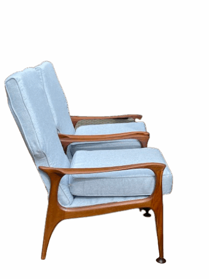 Mid-Century Danish Teak Lounge Chairs By Fred Lowen - Image 5