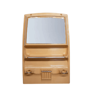Vintage Plastic Bathroom Vanity Wall Unit with Mirror, 1950s