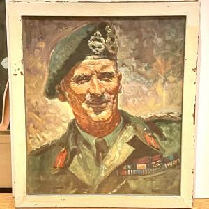 Pair of WW2 Military Portraits Montgomery and Tedder