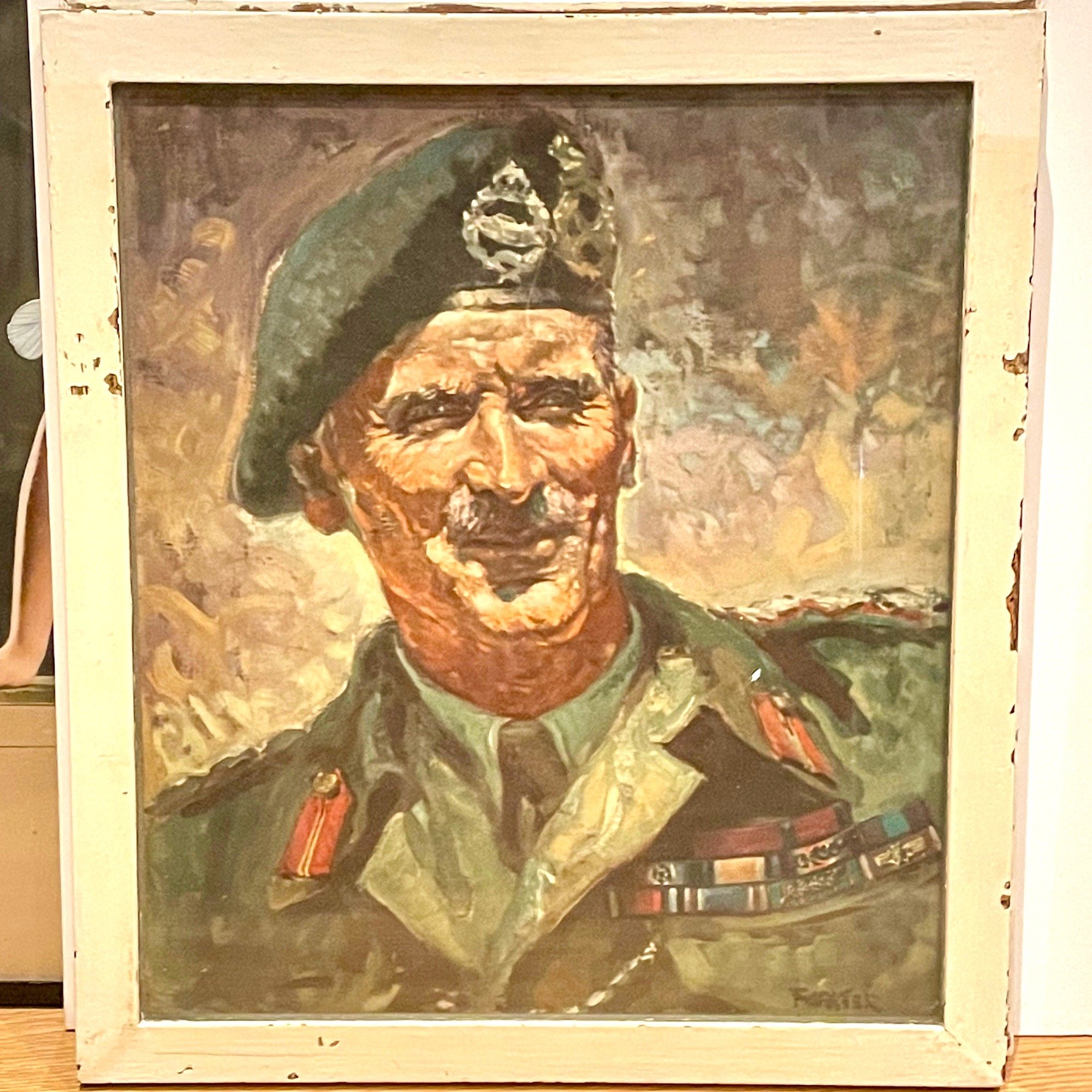 Pair of WW2 Military Portraits Montgomery and Tedder