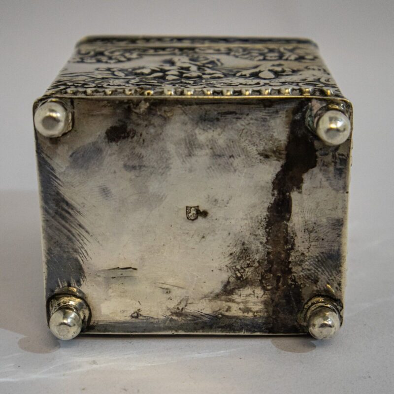 Attractive Silver Tea Caddy
