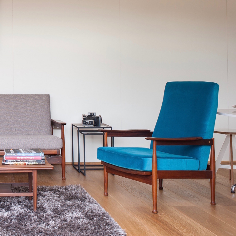 Blue Velvet Guy Rogers Manhattan Armchair