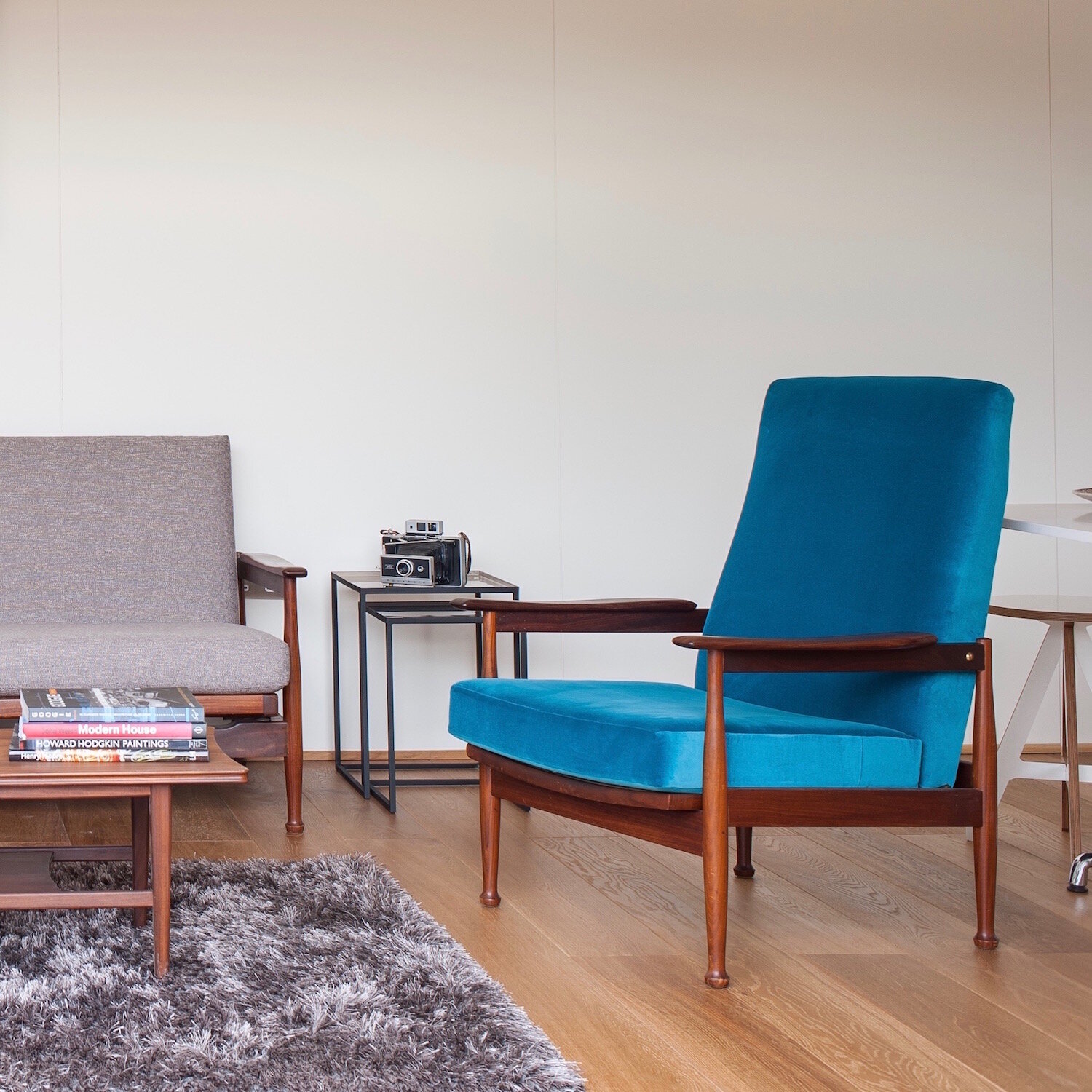 Blue Velvet Guy Rogers Manhattan Armchair