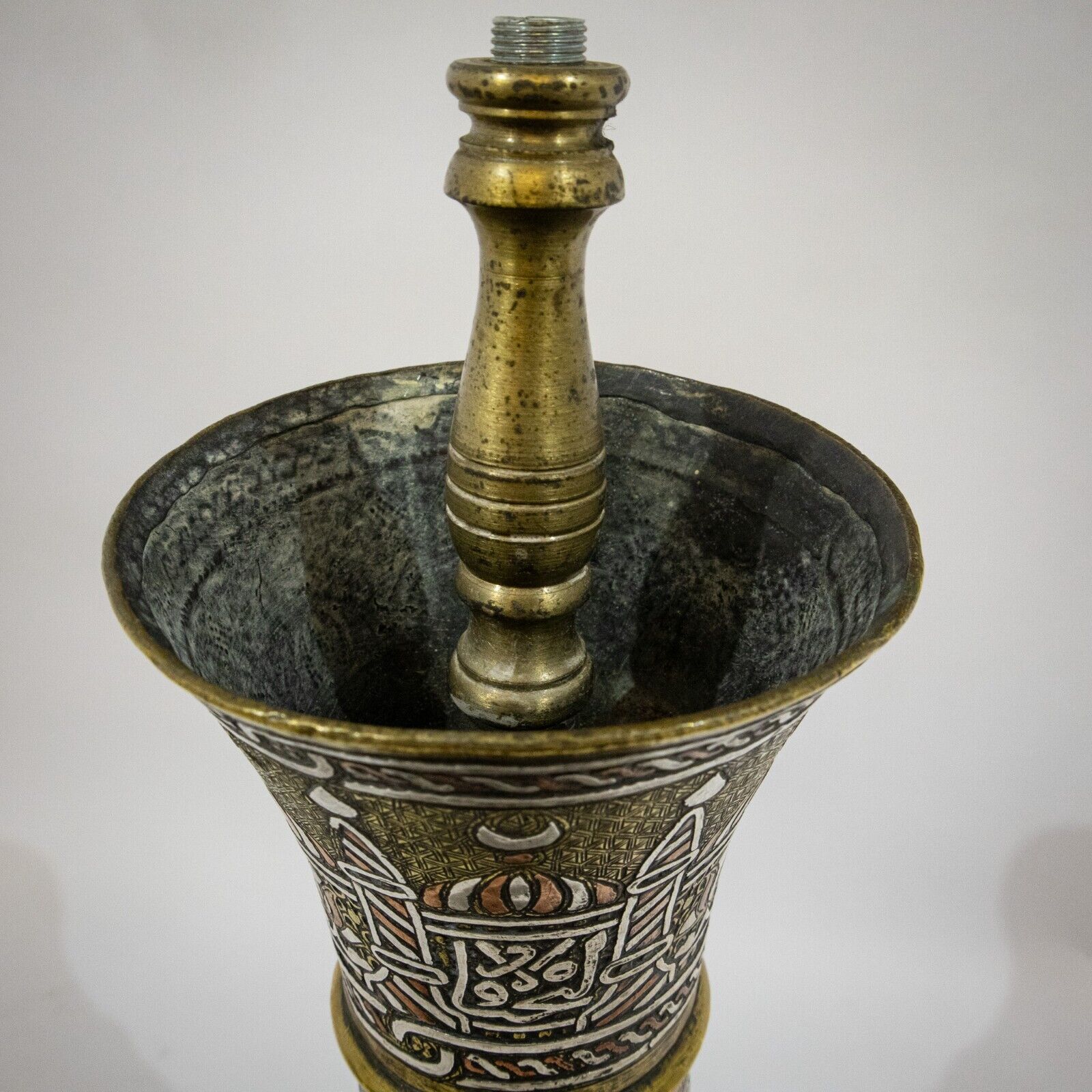 Damascus Ware Mamluk Revival Lamp