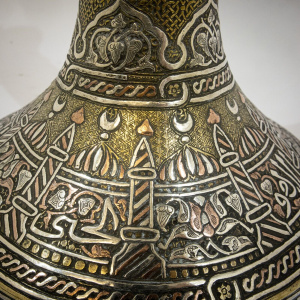 Damascus Ware Mamluk Revival Lamp