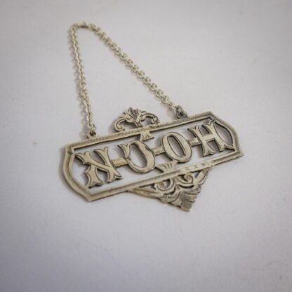 Edwardian Silver Hock Wine Label - Image 3
