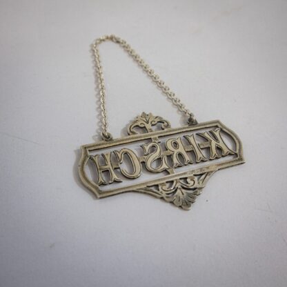 Edwardian Silver Kirsch Wine Label - Image 4