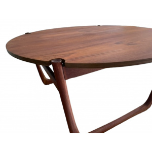 France and Son Mid Century Round Coffee Table