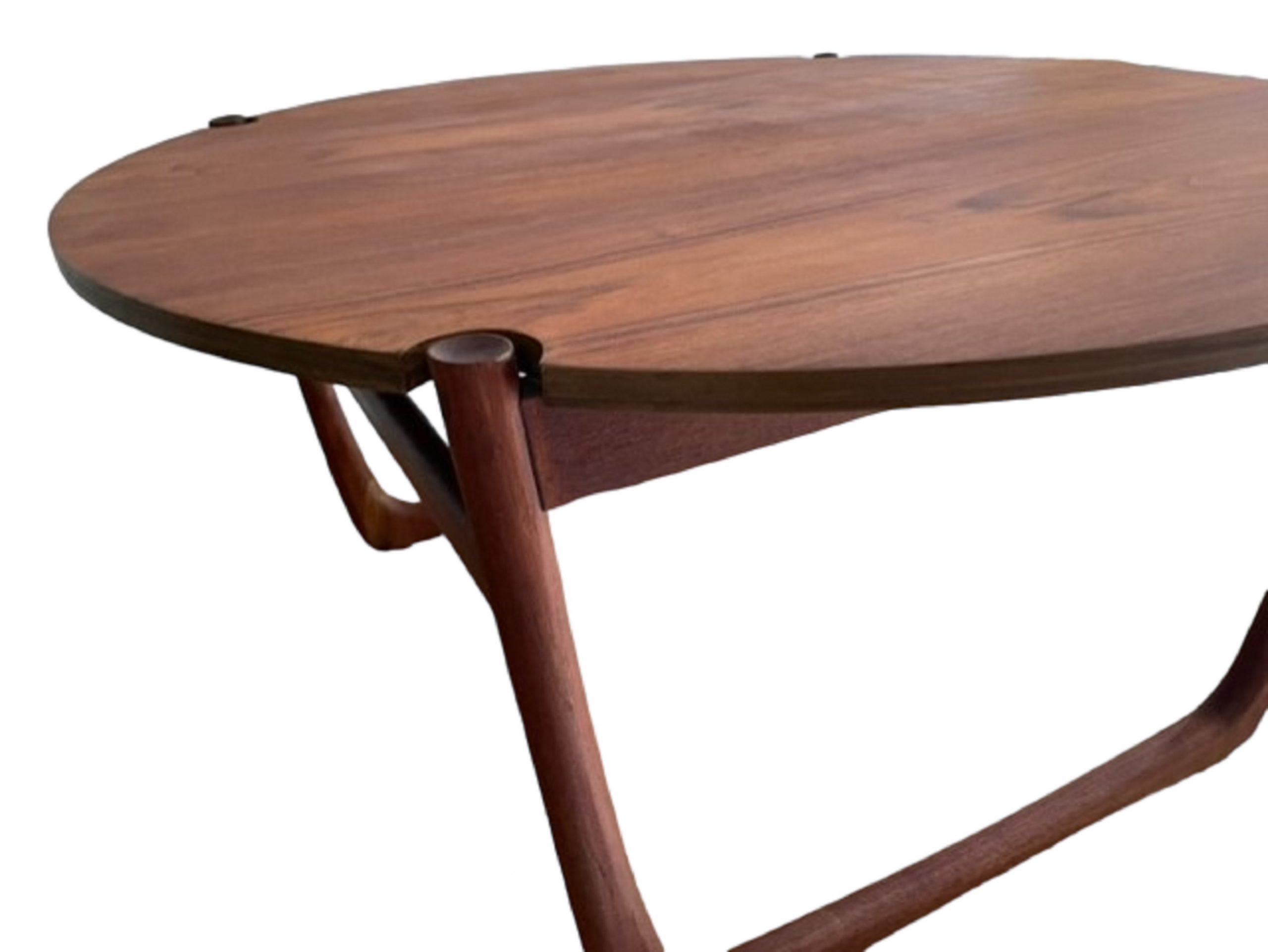 France and Son Mid Century Round Coffee Table