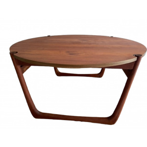 France and Son Mid Century Round Coffee Table