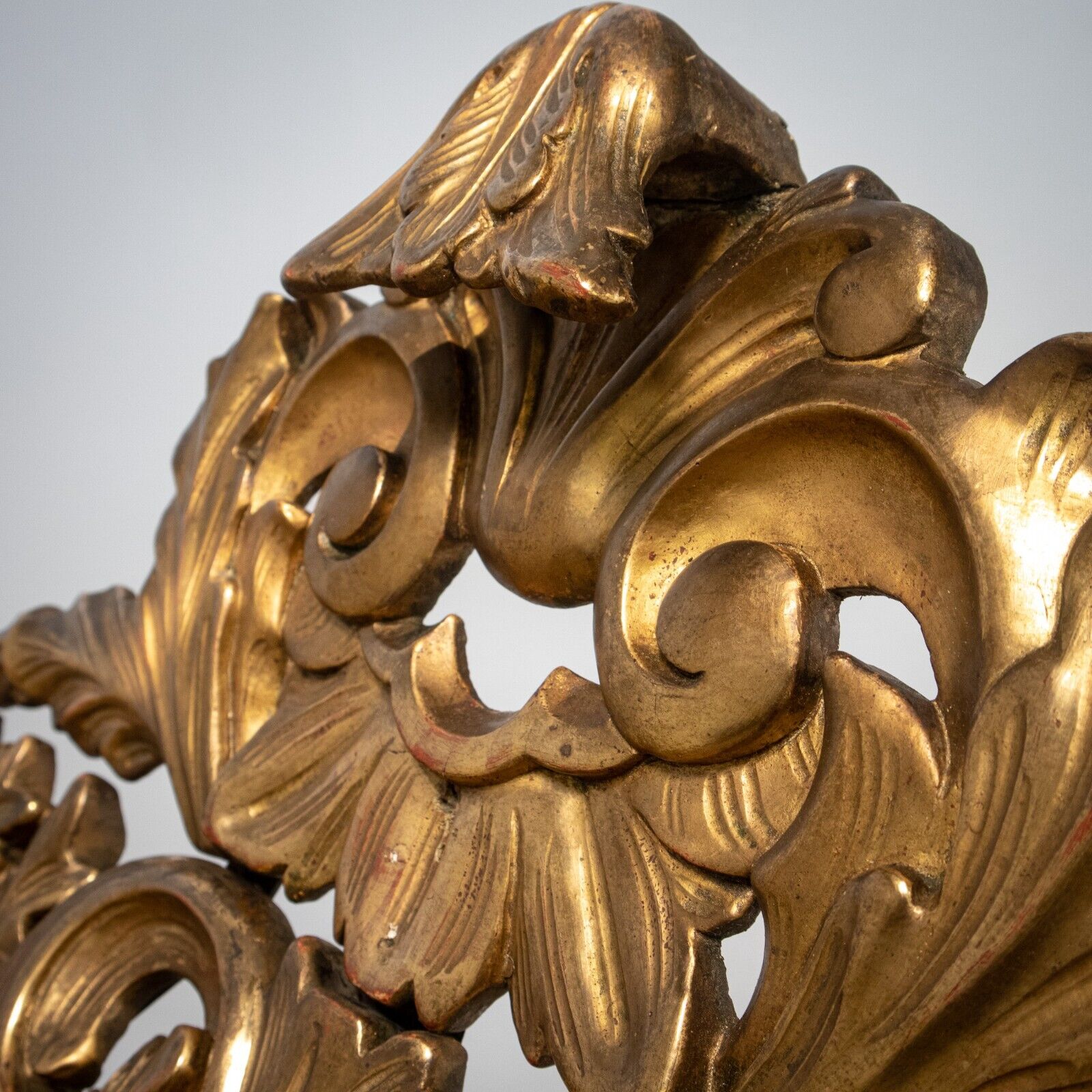 French Carved Gilt Wood Mirror