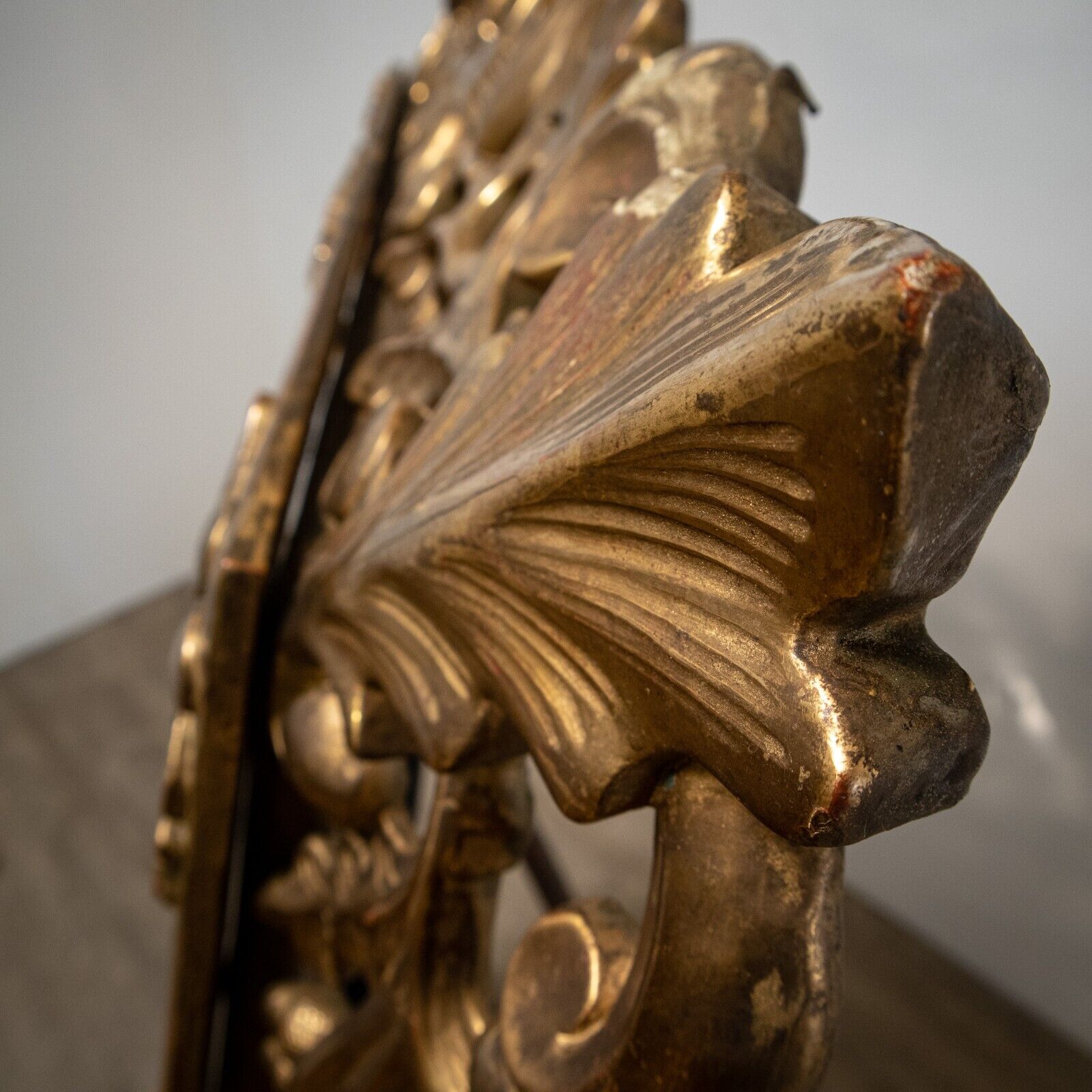 French Carved Gilt Wood Mirror