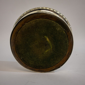 George lll Silver & Mahogany Wine Coaster