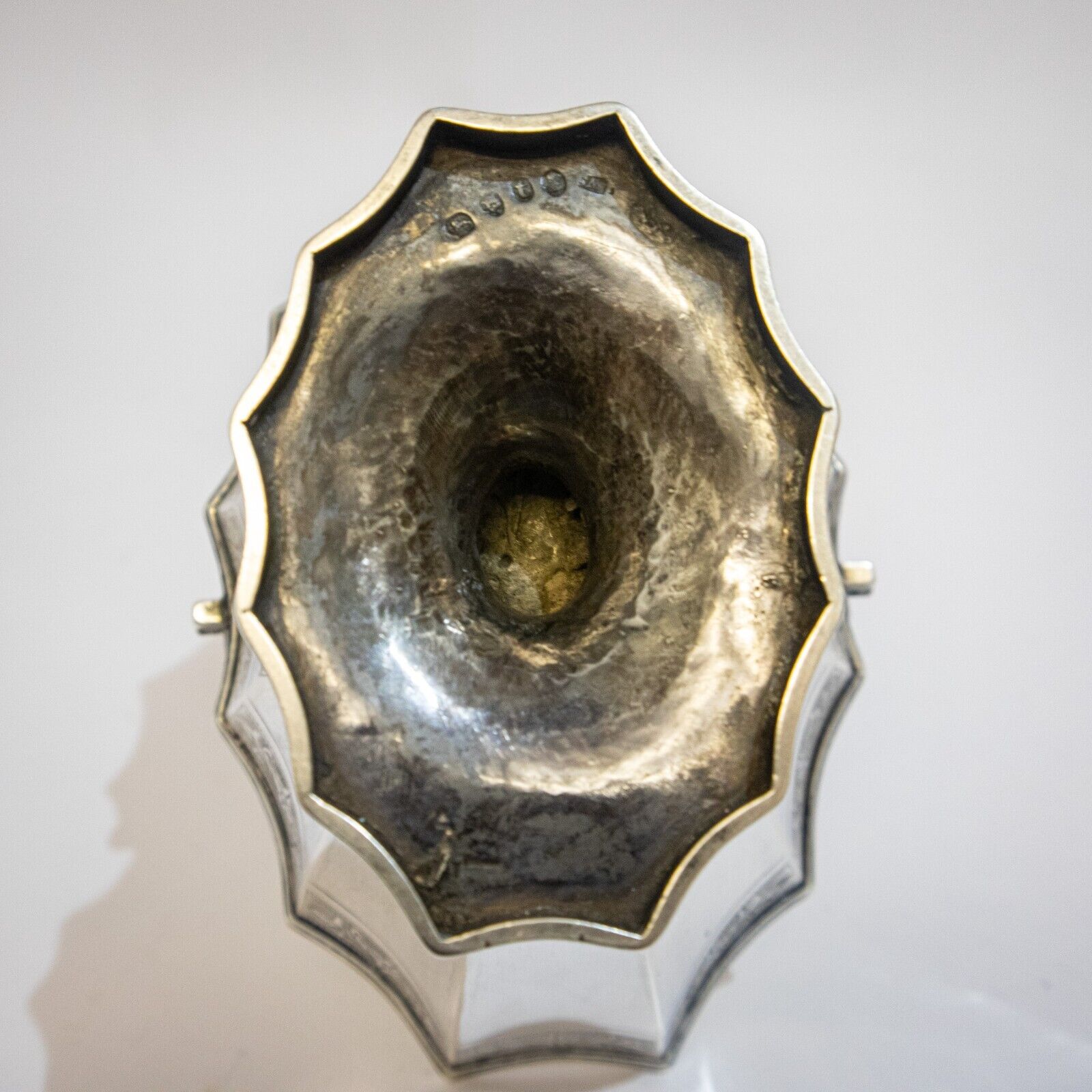 Georgian Silver Bowl with Swing Handle