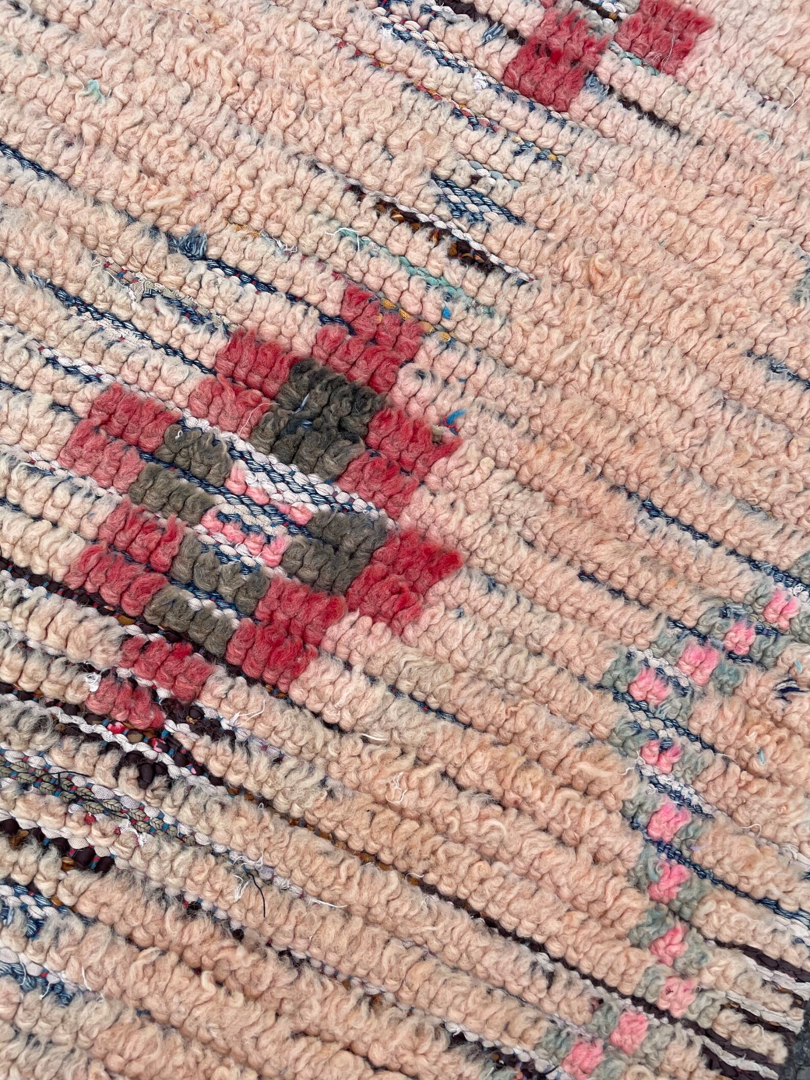Antique Large Moroccan Berber Wool Rug