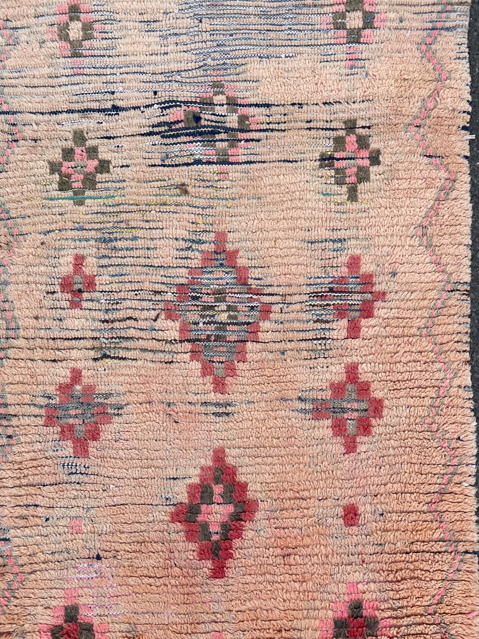 Antique Large Moroccan Berber Wool Rug