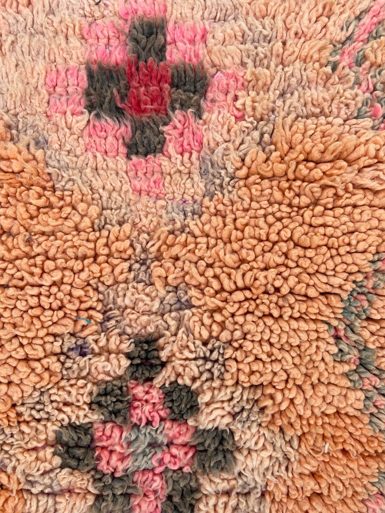 Antique Large Moroccan Berber Wool Rug