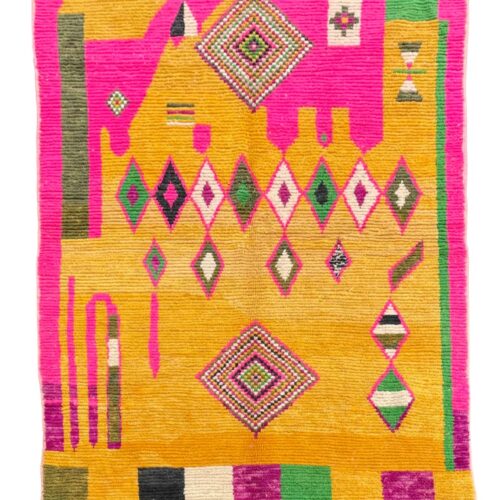 Vintage Genuine Handmade Moroccan Berber Rug, 1990's