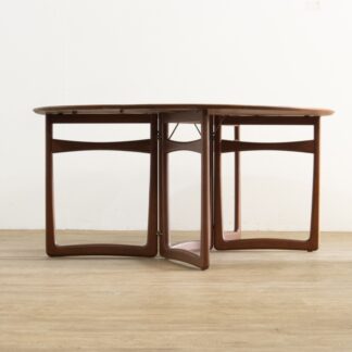 Interesting Mid Century Drop Leaf Dining Table