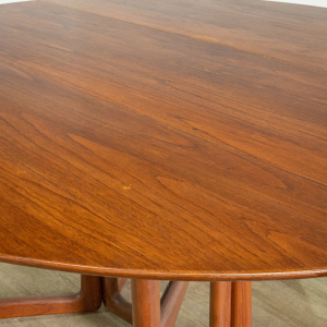 Interesting Mid Century Drop Leaf Dining Table