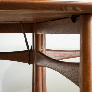 Interesting Mid Century Drop Leaf Dining Table