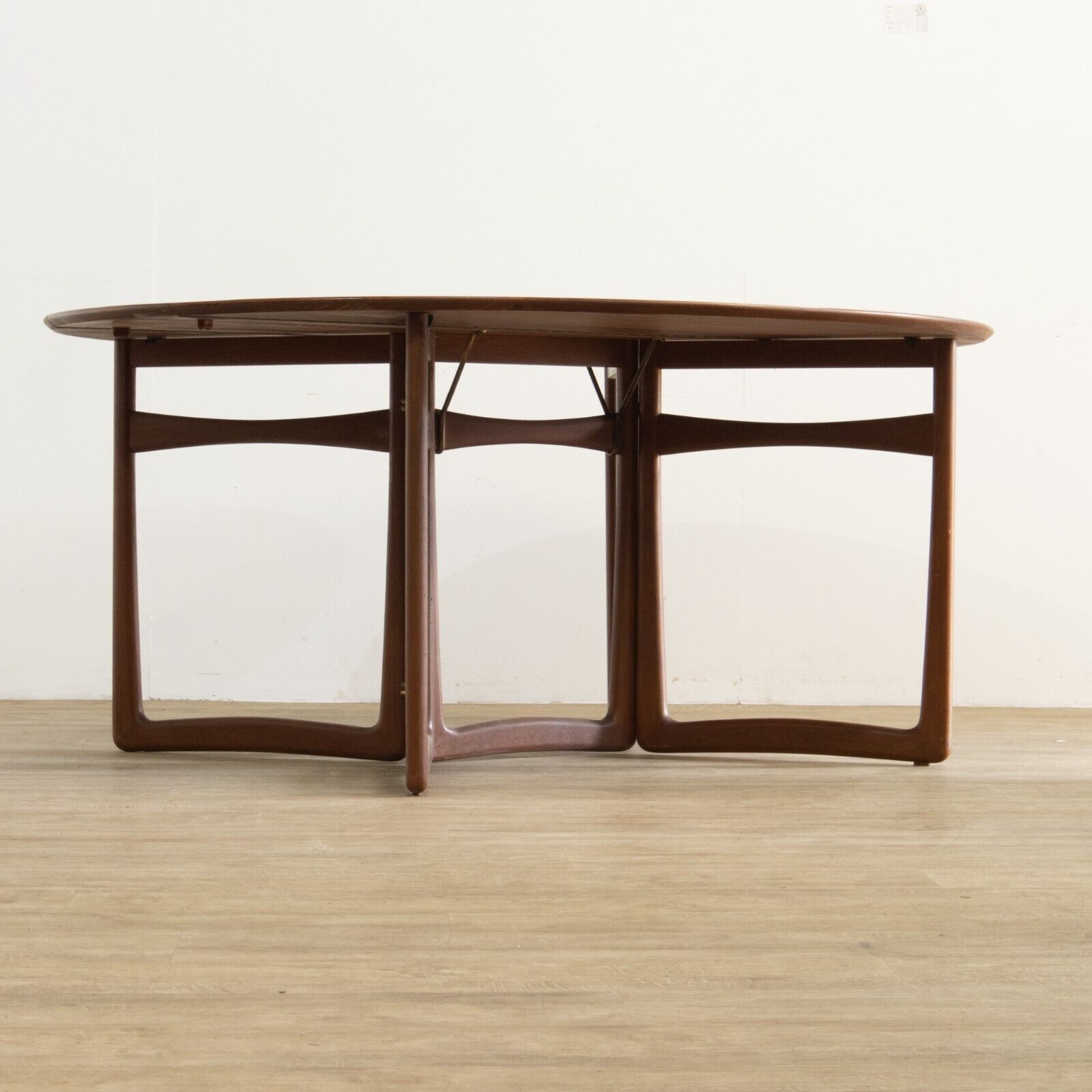 Interesting Mid Century Drop Leaf Dining Table