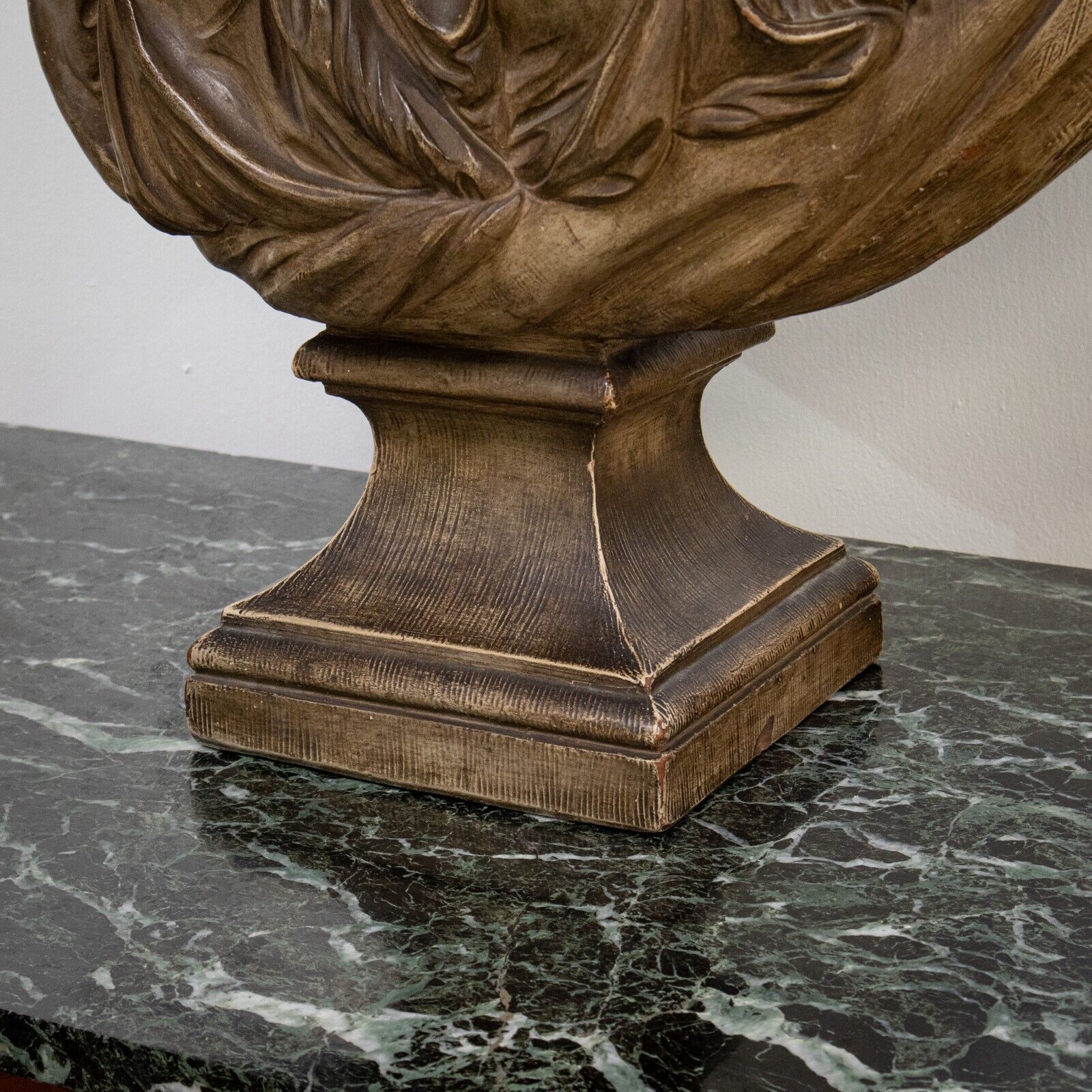 Large Painted Terracotta Bust of Madame Du Barry After Augustin Pajou