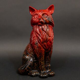 Large Royal Doulton Flambe Cat