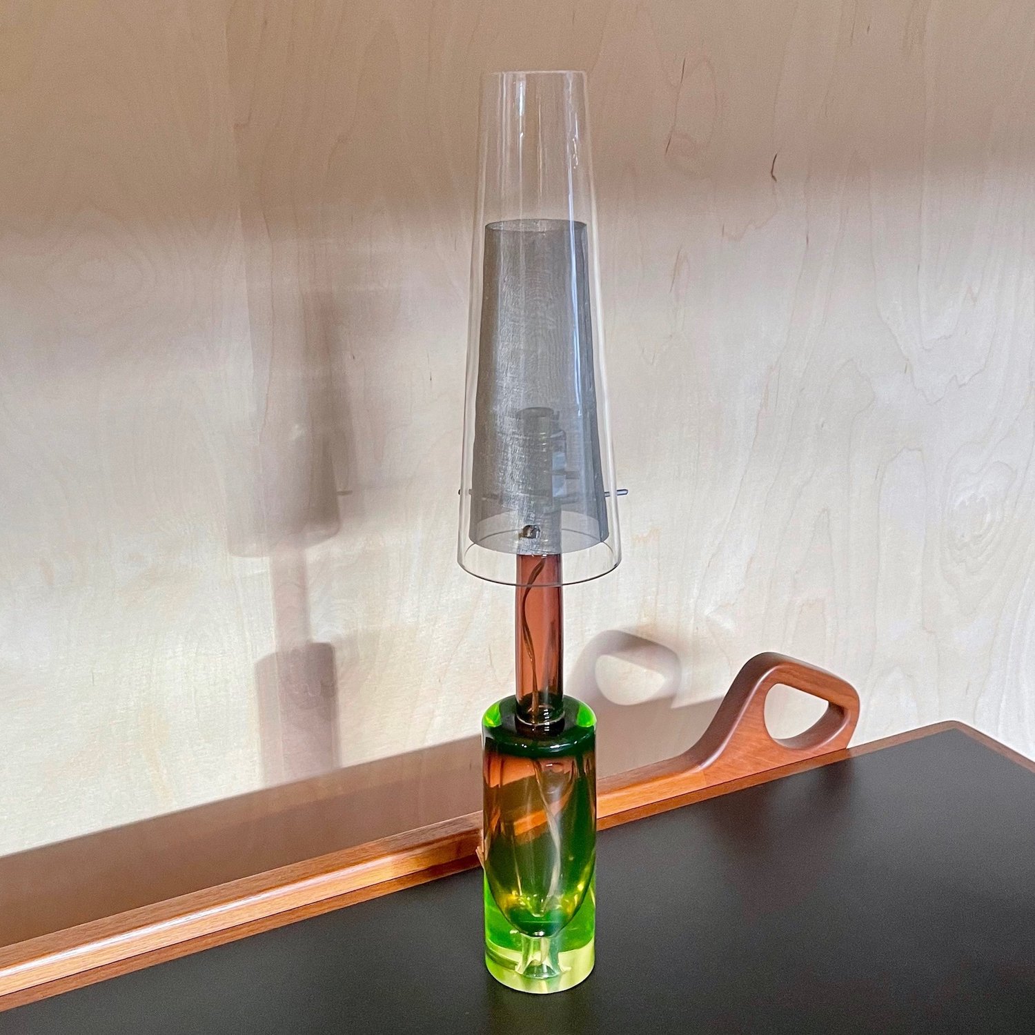 Mid Century Murano Table Lamp