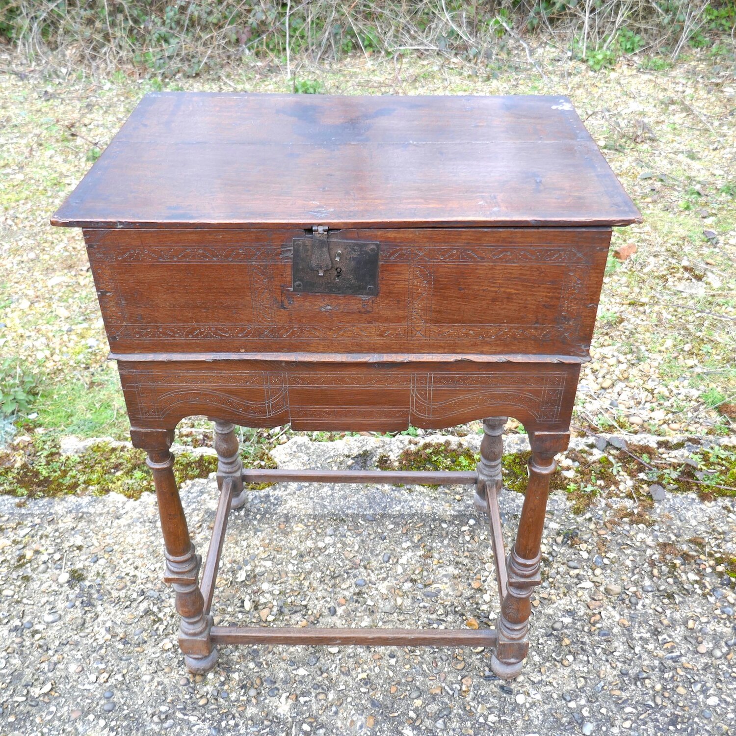 Oak Document Box English Civil War