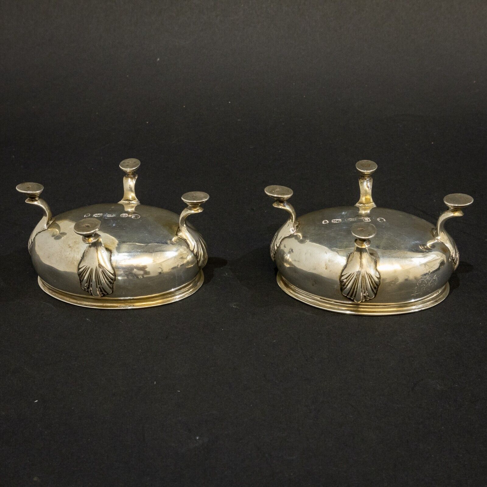 Pair of George III Silver Salts by Hester Bateman