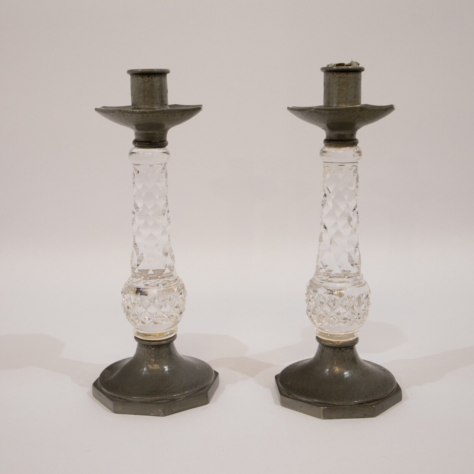 Pair of Tudric Candlesticks from Liberty’s