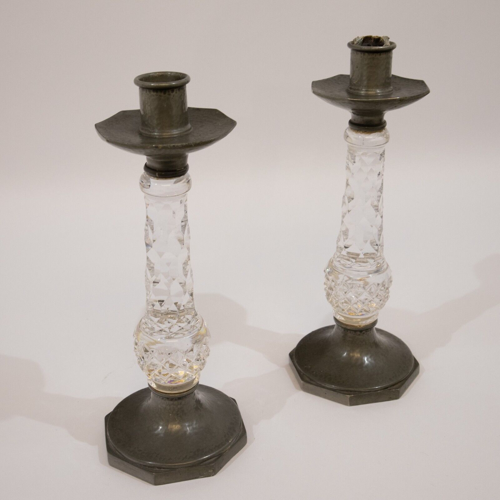 Pair of Tudric Candlesticks from Liberty’s