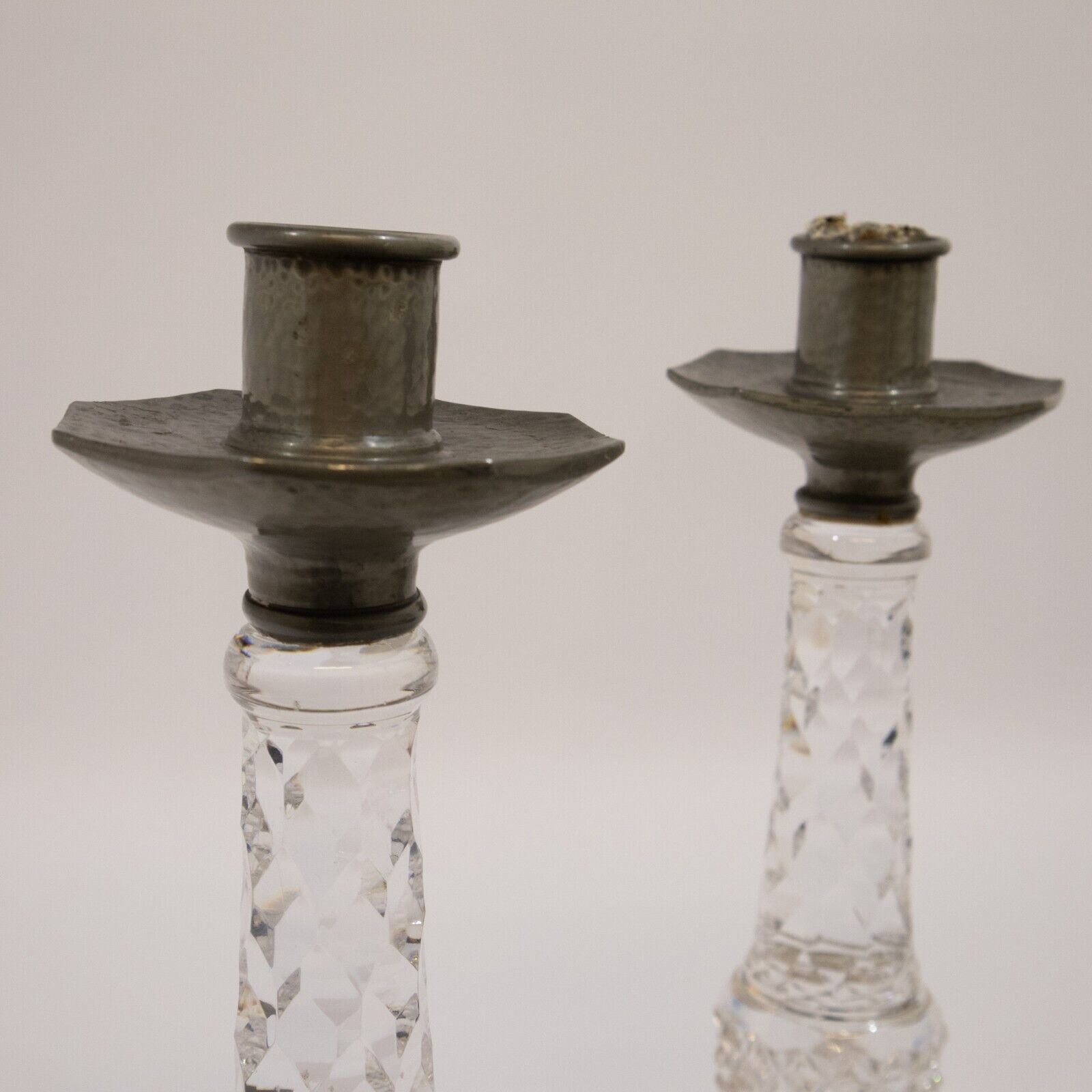 Pair of Tudric Candlesticks from Liberty’s