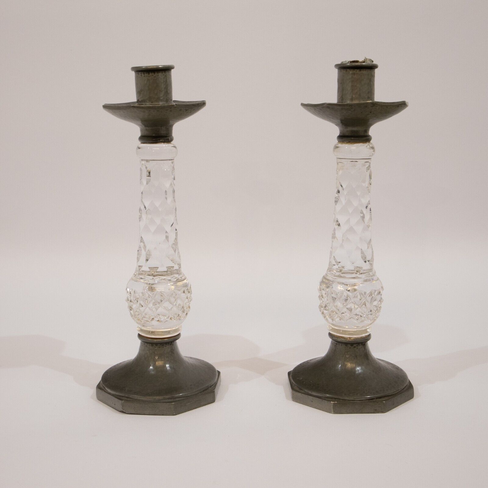 Pair of Tudric Candlesticks from Liberty’s