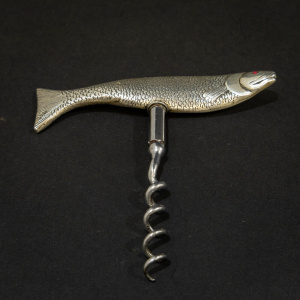 Rare Silver Fish Corkscrew