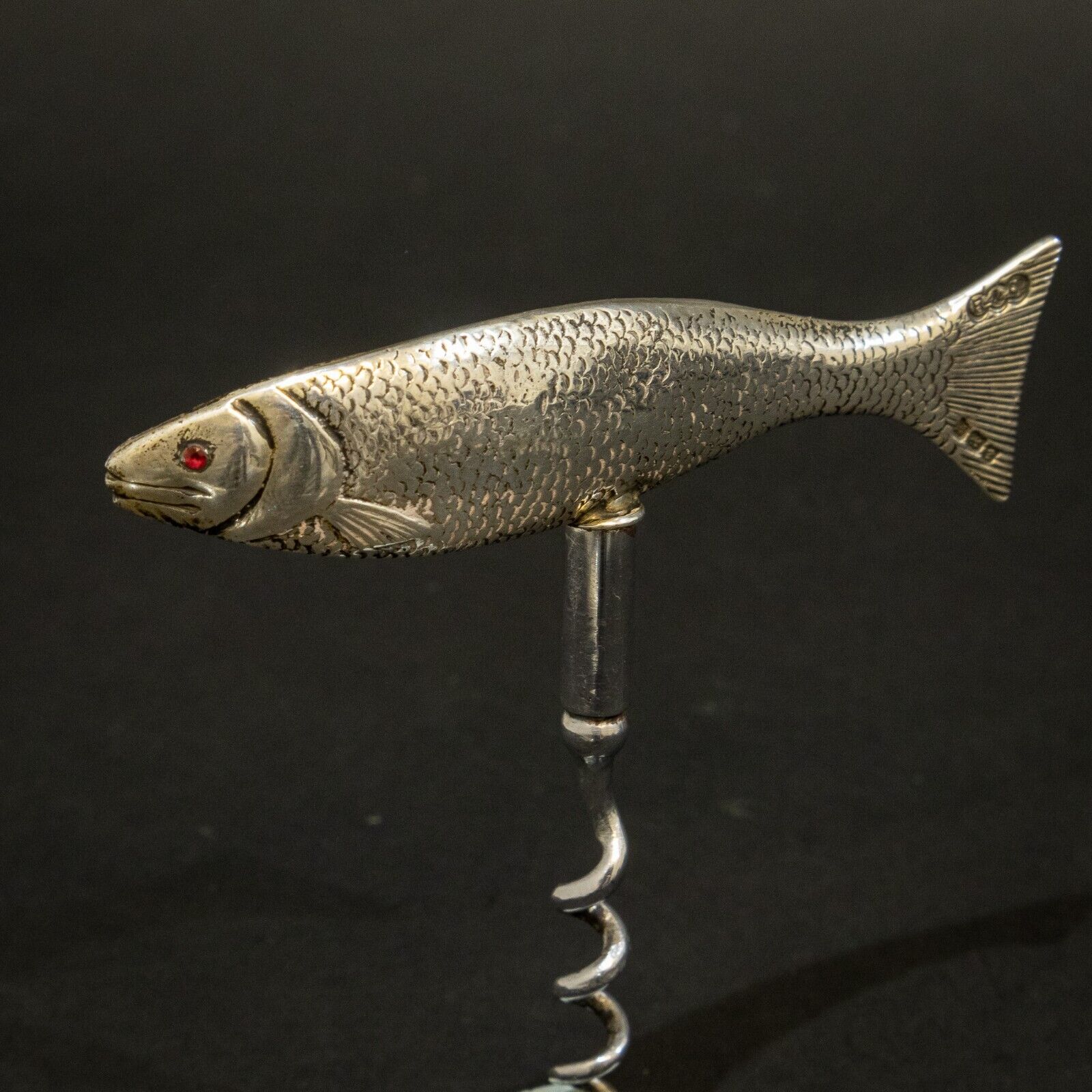 Rare Silver Fish Corkscrew