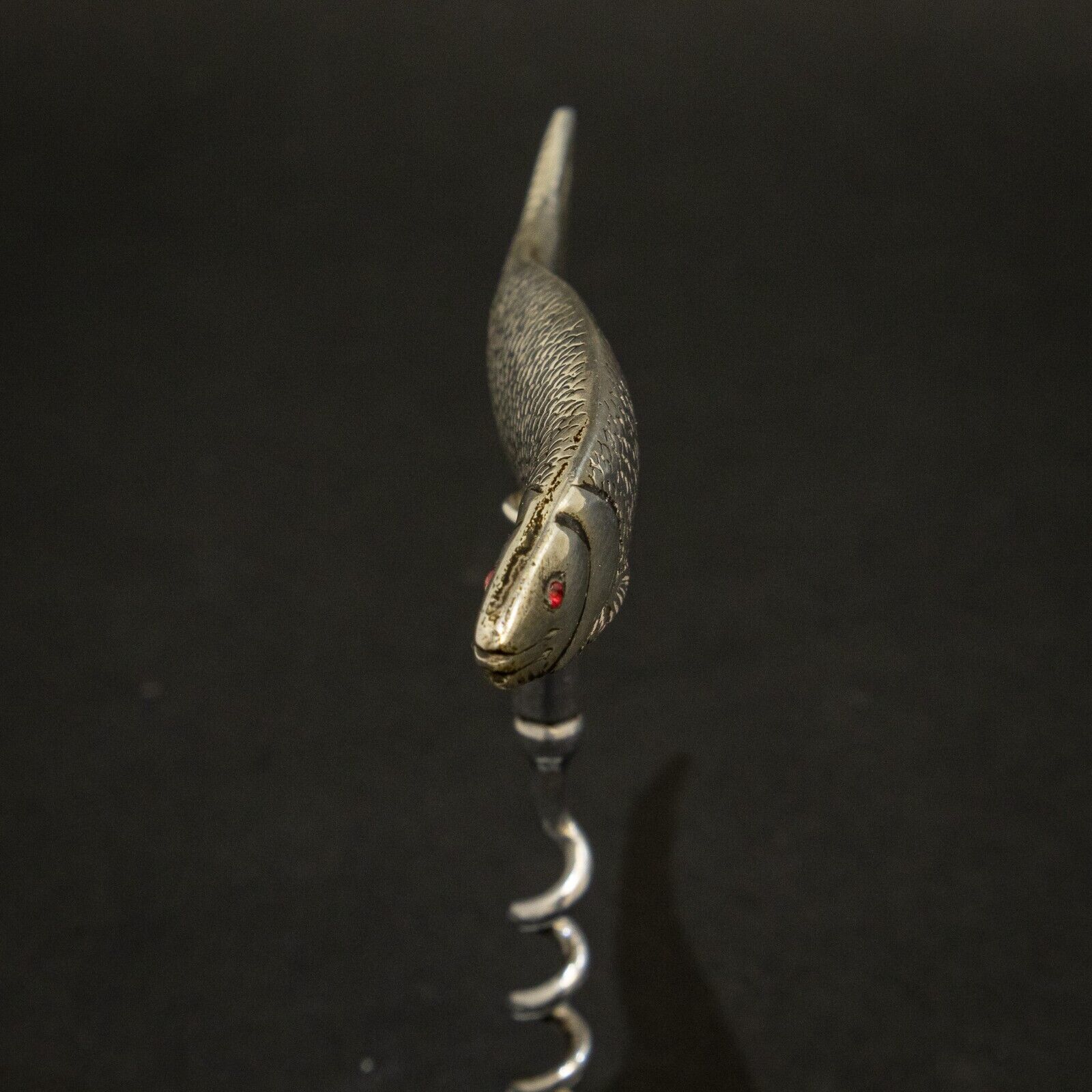 Rare Silver Fish Corkscrew