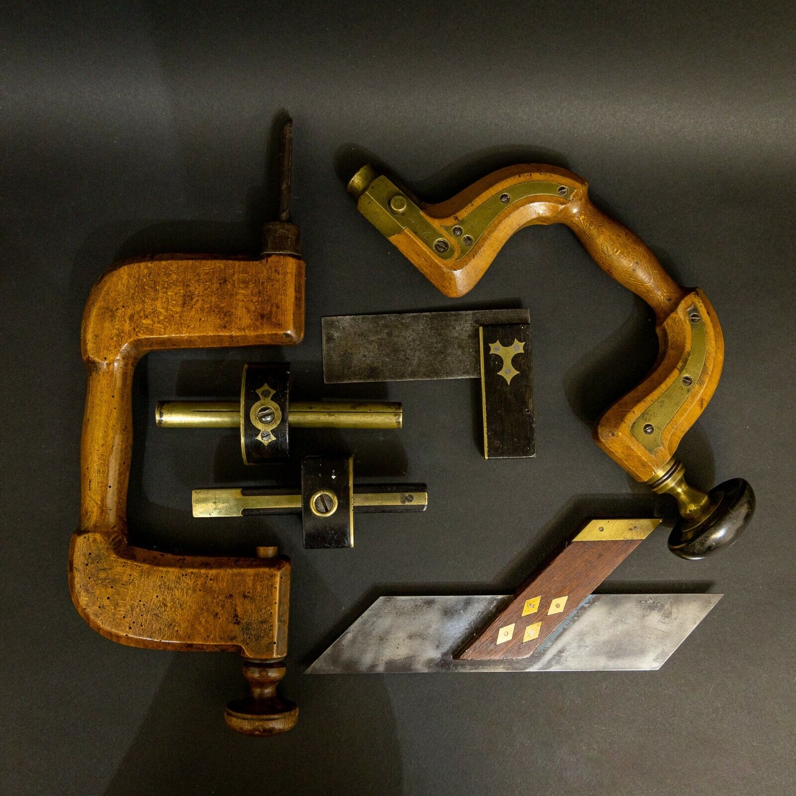 Selection of Six 19th Century Woodworking Tools