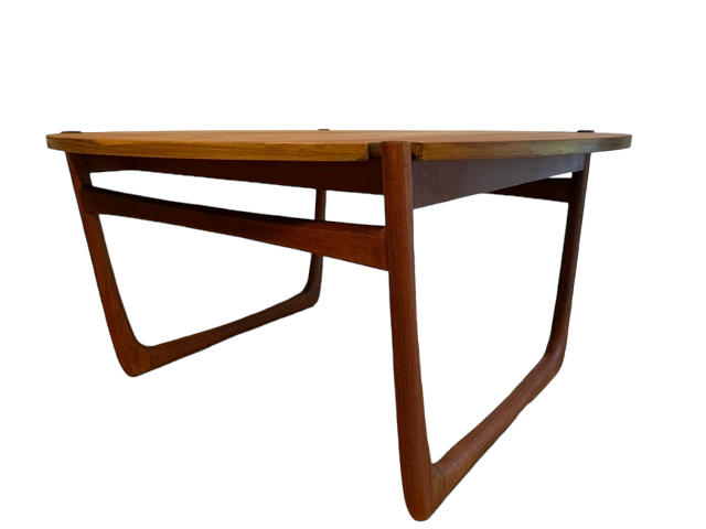 France and Son Mid Century Round Coffee Table