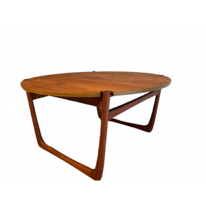 France and Son Mid Century Round Coffee Table