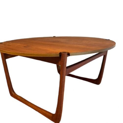France and Son Mid Century Round Coffee Table