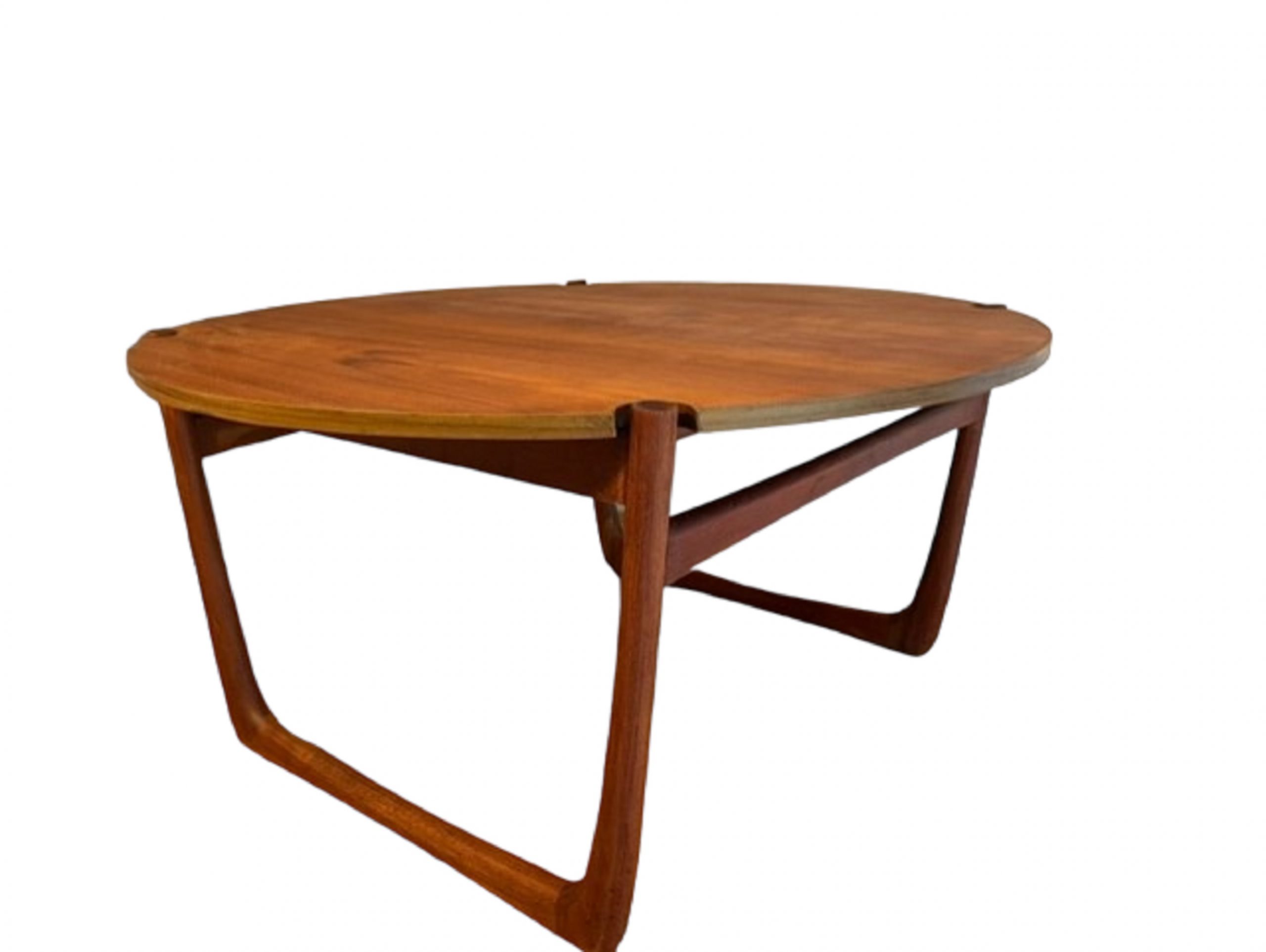 France and Son Mid Century Round Coffee Table