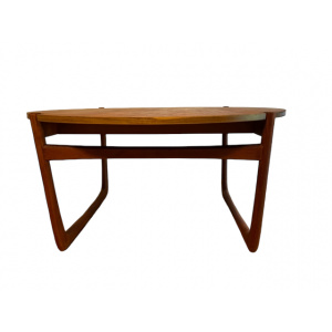 France and Son Mid Century Round Coffee Table