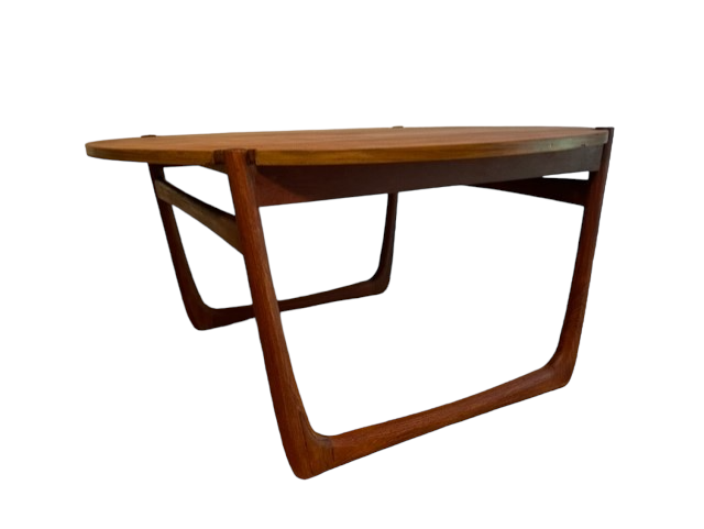 France and Son Mid Century Round Coffee Table