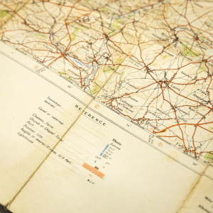 World War One Trench Map Hazebrouck 5A