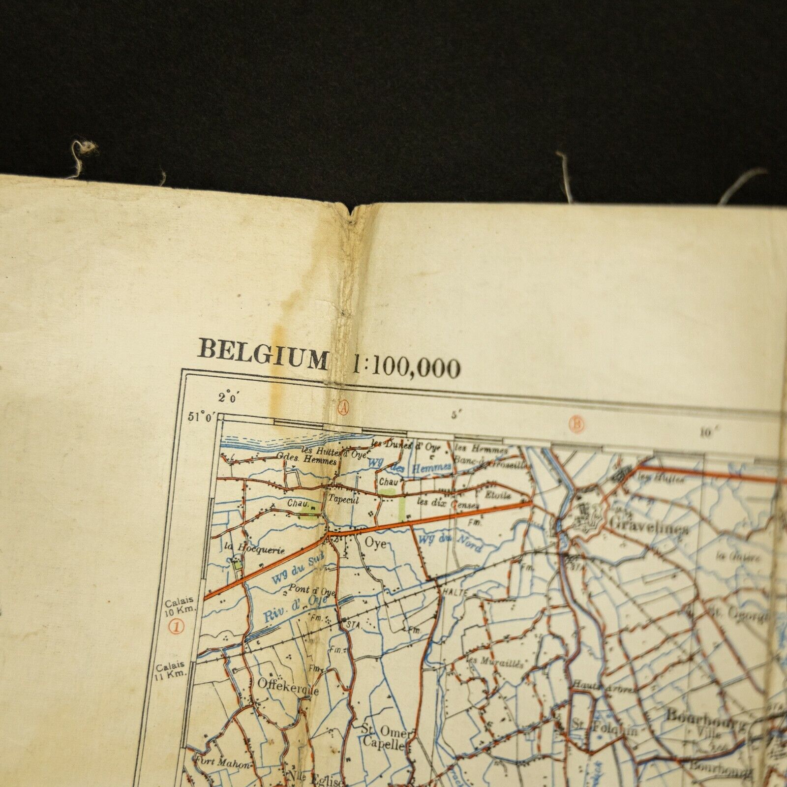 World War One Trench Map Hazebrouck 5A