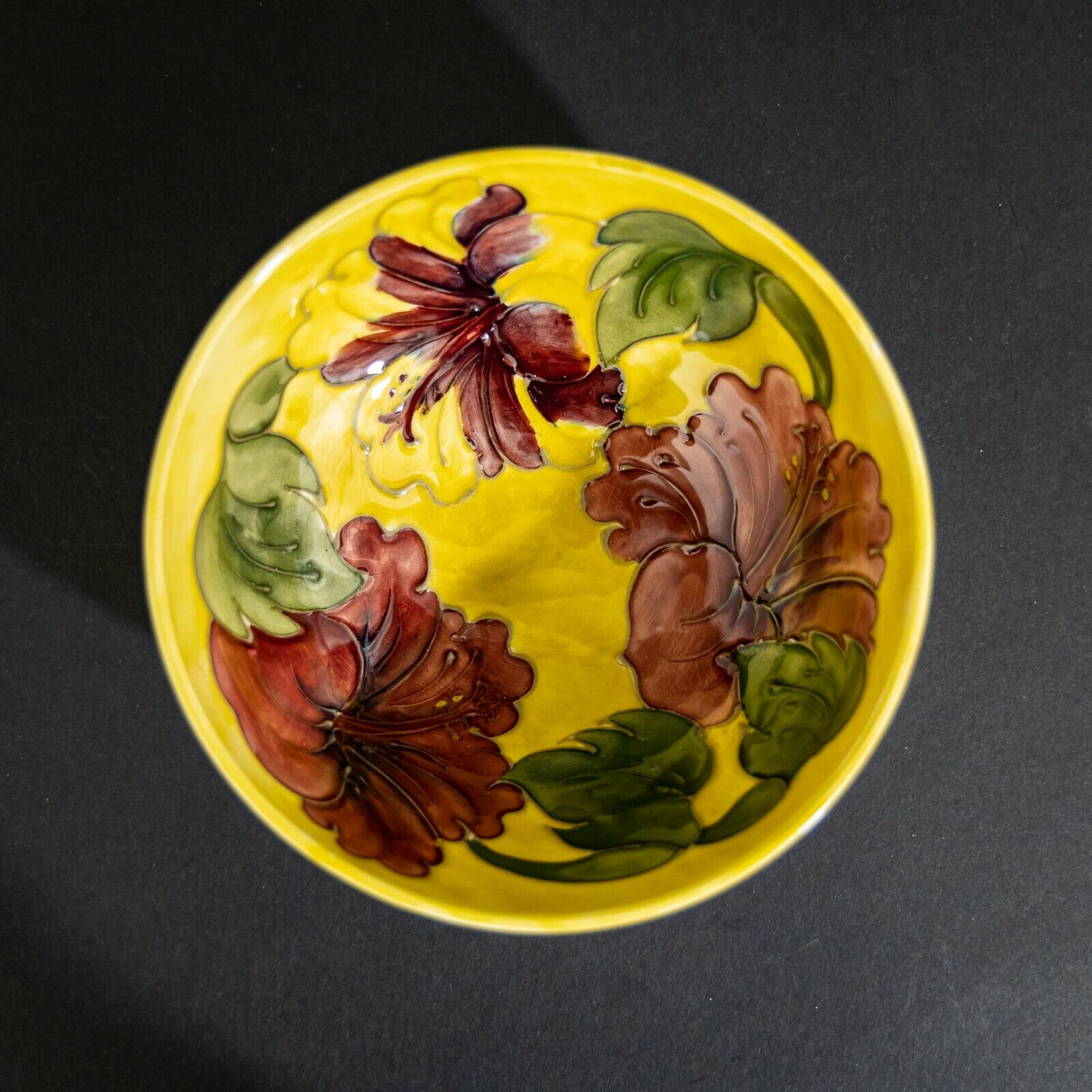 Yellow Moorcroft Bowl